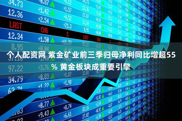 个人配资网 紫金矿业前三季归母净利同比增超55% 黄金板块成重要引擎